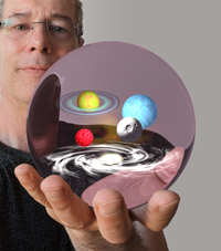 J. R. Tarson with Universe Sphere